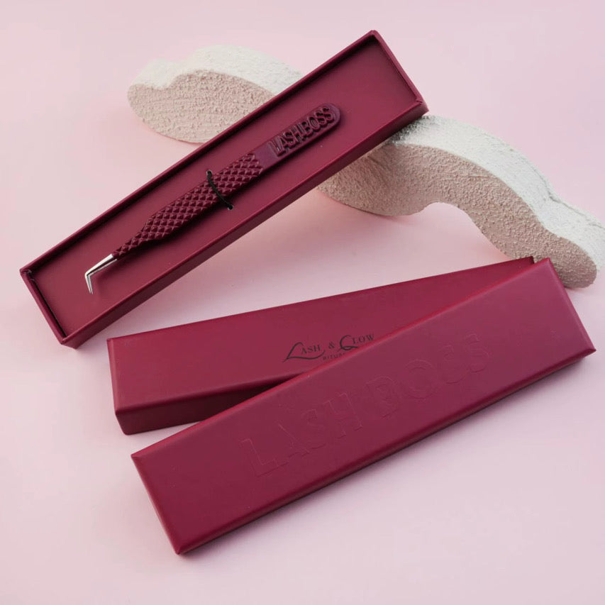 Lash Boss Combo ~ Professional Fiber Tip Tweezers Combo for Technological Fibers