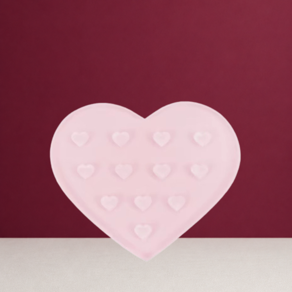 Acrylic Heart Glue Palette