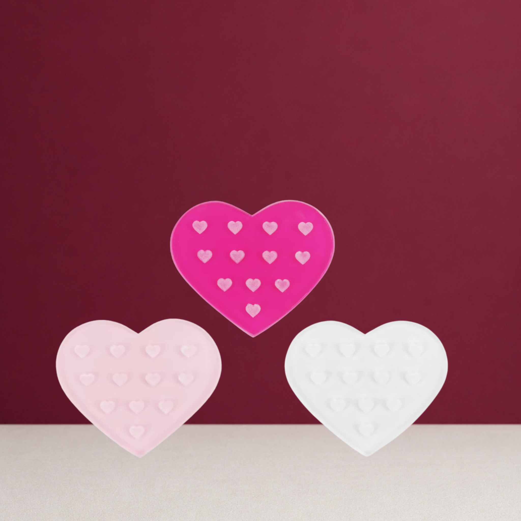 Acrylic Heart Glue Palette